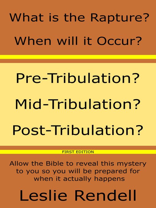 Title details for What Is the Rapture by Leslie Rendell - Available
